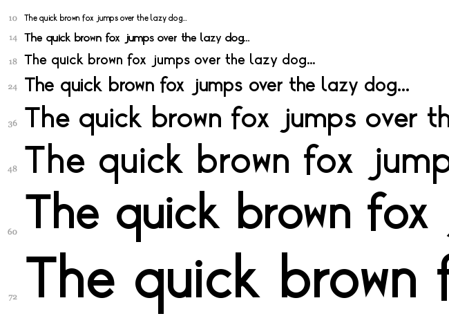 Alcefun font waterfall